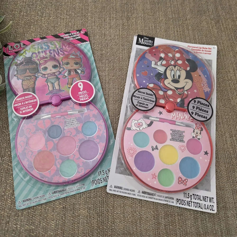 Disney Minnie Mouse Kids Makeup Set - Pink and Purple